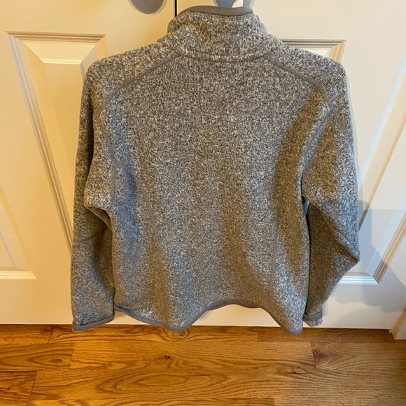 Woman’s large gray patagonia sweater jacket. - Picture 2 of 2